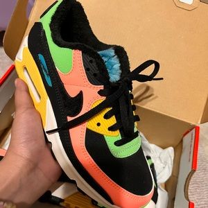 multi color fur nike air max 90s